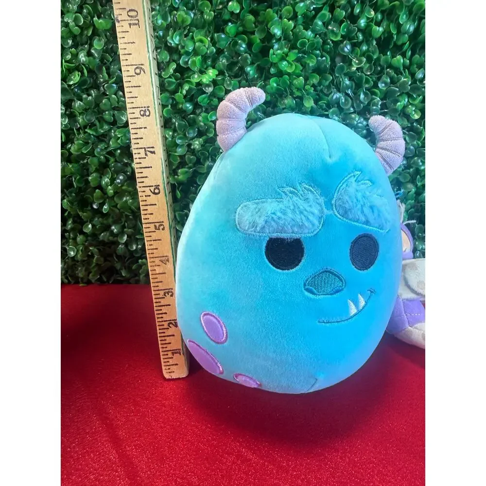 Disney Monsters Inc Plush Bundle Sulley Squishmallows  Boo Cutie Cuff Bracelet